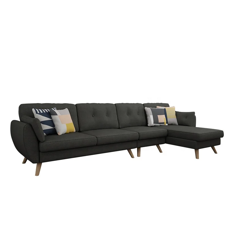 Factory Online Modern Living Room Furniture Fabric Sectional Factory Online Modern Living Room