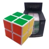 New 2x2 Smooth Professional Colorful Plastic Folding Magic Cube With Box Fidget Cube Stress Reliever Custom Puzzle Kid Toys