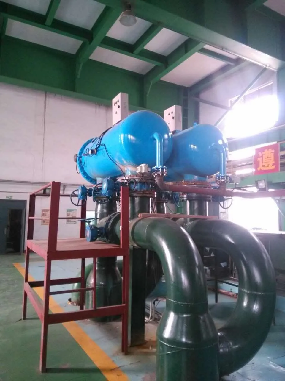 Automatic suction  cleaning filter 02