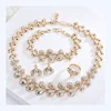S10181 Guangzhou wholesale price Indian bride casual karat gold-plated jewelry set