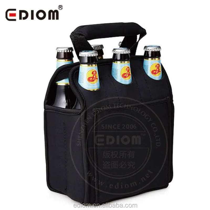 six pack cooler tote