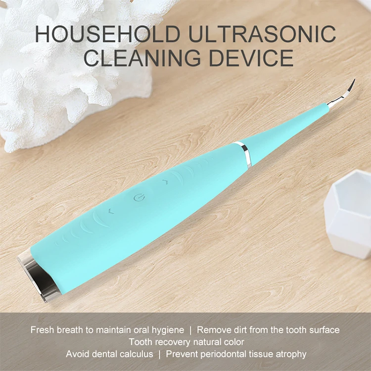 Portable chargeable waterproof mini ultrasonic electric tooth cleaner for tooth care