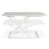 STARSDOVE Height adjustable computer sit stand desk manual lifting desk for apple imac stand