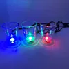 New coming led plastic shot glass with lanyard
