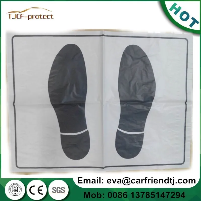 Custom Printed Disposable Paper Floor Mat For Cars Buy Custom Printed