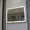 Touch screen wall mounted frameless bathroom Anti-fog led illuminated mirror