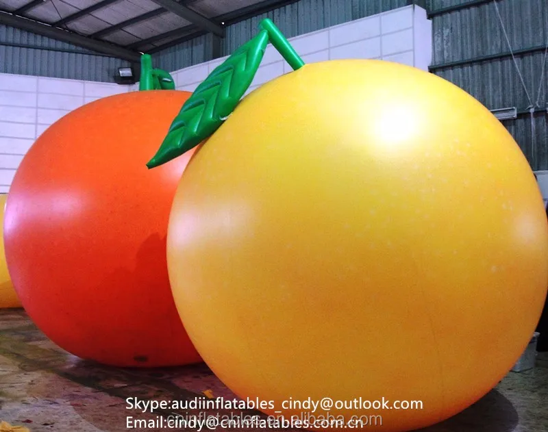 Giant Yellow Inflatable Fruit Lemon Replica,Inflatable Lemon Model For