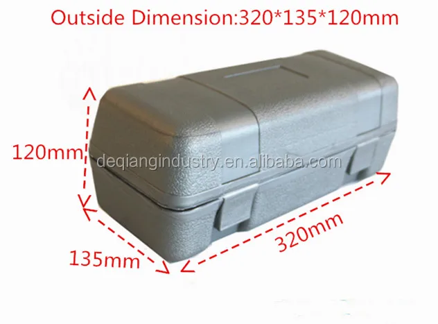 Precision vise box plastic hard tool box for machine tool accessories package