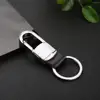 New Metal Key Ring Fashion Men's Leather Vehicle Waist Hanging Button Valentine's Day Gift Hanging