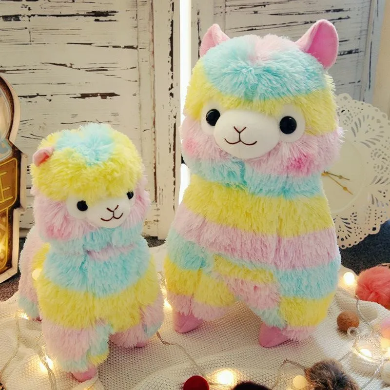 fluffy alpaca plush