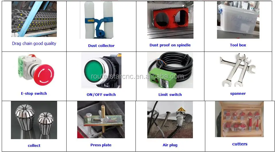  3 spindles cnc rotuer 