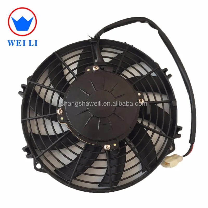 Mounting Kit ACP 12 12v Push Type Radiator Cooling Fan With Curved Blades