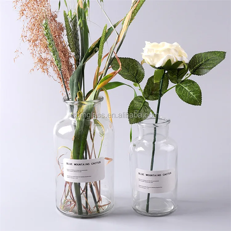 Clear Or Amber Glass Vases Wholesale Cheap / Clear Glass Wholesale