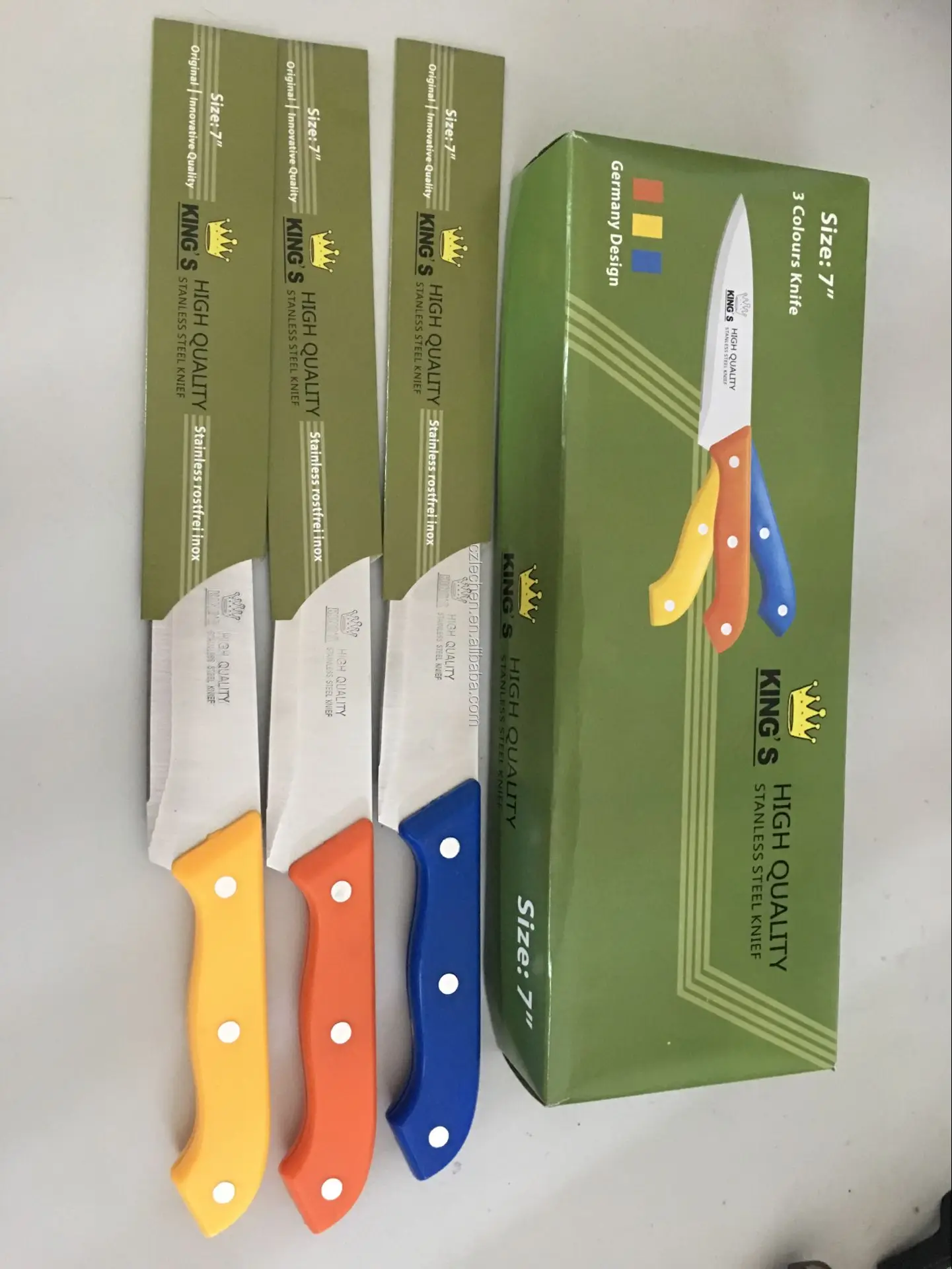 Wholesale Kitchen Knives Chef Knife Wood Handle Plastic Handle Knife