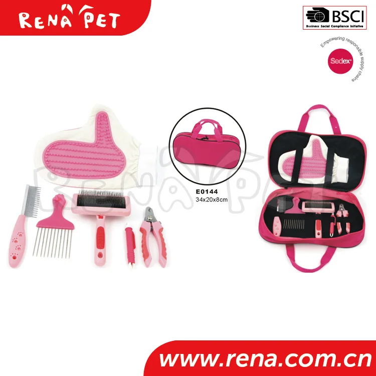 6 Pieces Dog Grooming Tools,Pink Dog Grooming Set Buy Dog Grooming