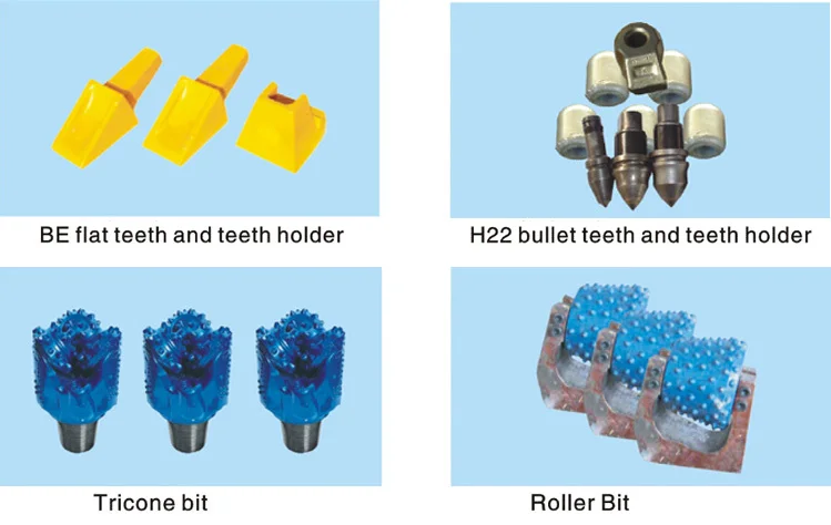 Double cut flat drilling bucket