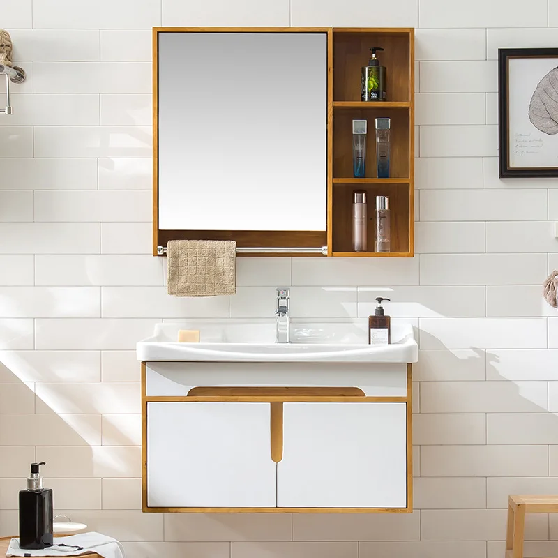 Hot Bathroom Vanity Cabinet Aluminum Oak Mirror Cabinets