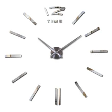 2016 New Diy 3d Acrylic Mirror Large Home Decoration Clock Wall Clocks Horloge Watch Quartz Living Room Circular Free Shipping