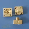 Custom made brass lathe turning glue dispenser robot parts / brass cnc machining parts