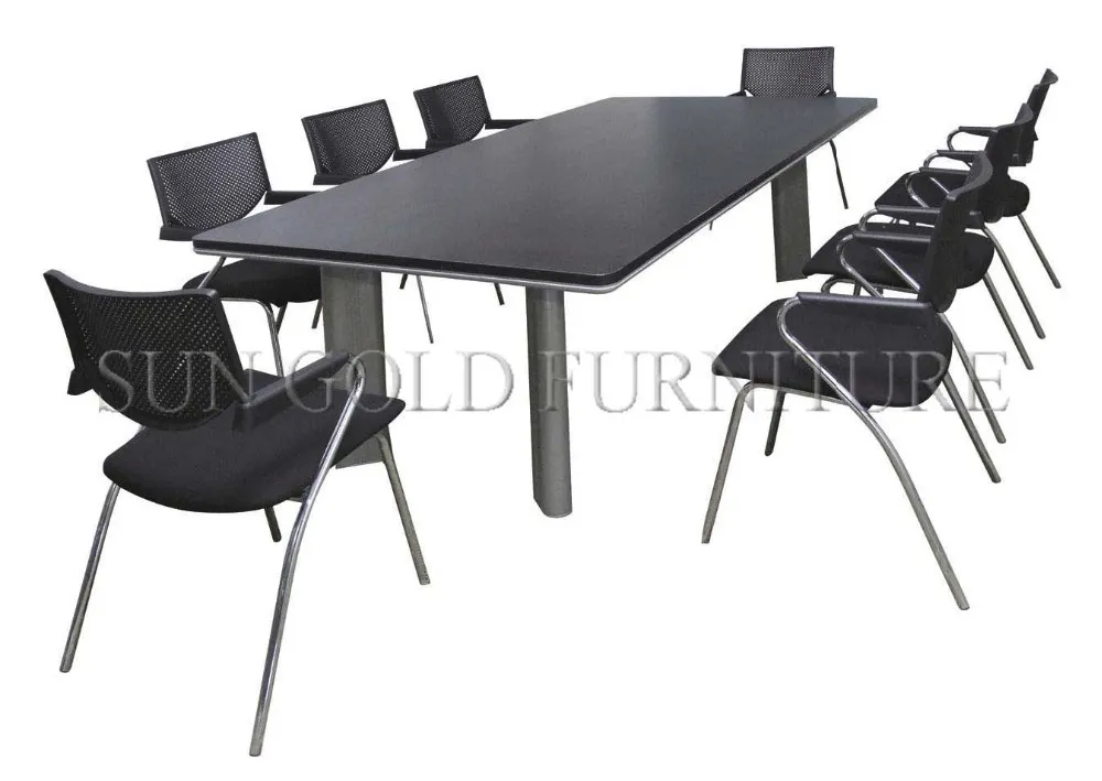 Moderna ikea pequeño melamina ronda mesa de reuniones de oficina ... Ikea mesa maciza madera
