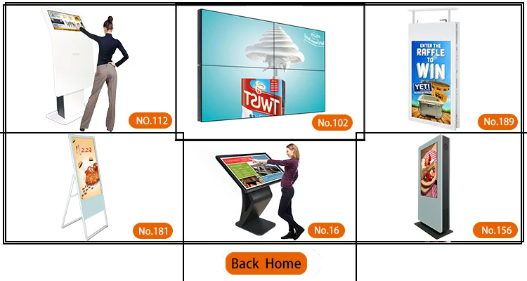 LCD digital signage advertising player