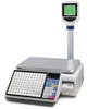 Electronic Price Label Printing Barcode Printing Scale with Pole Display