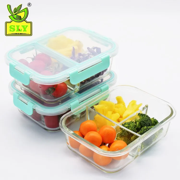 Glass Bento Lunch Box For Kids Pyrex Glass Food Container