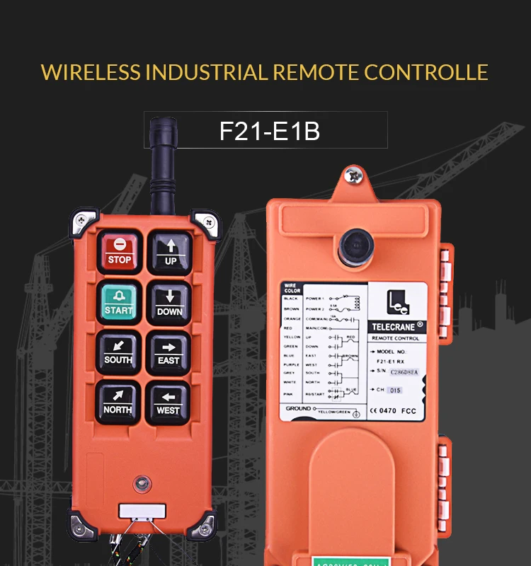 F21-e1b Lcc Brand Telecontrol Up Industrial Wireless Remote Control ...