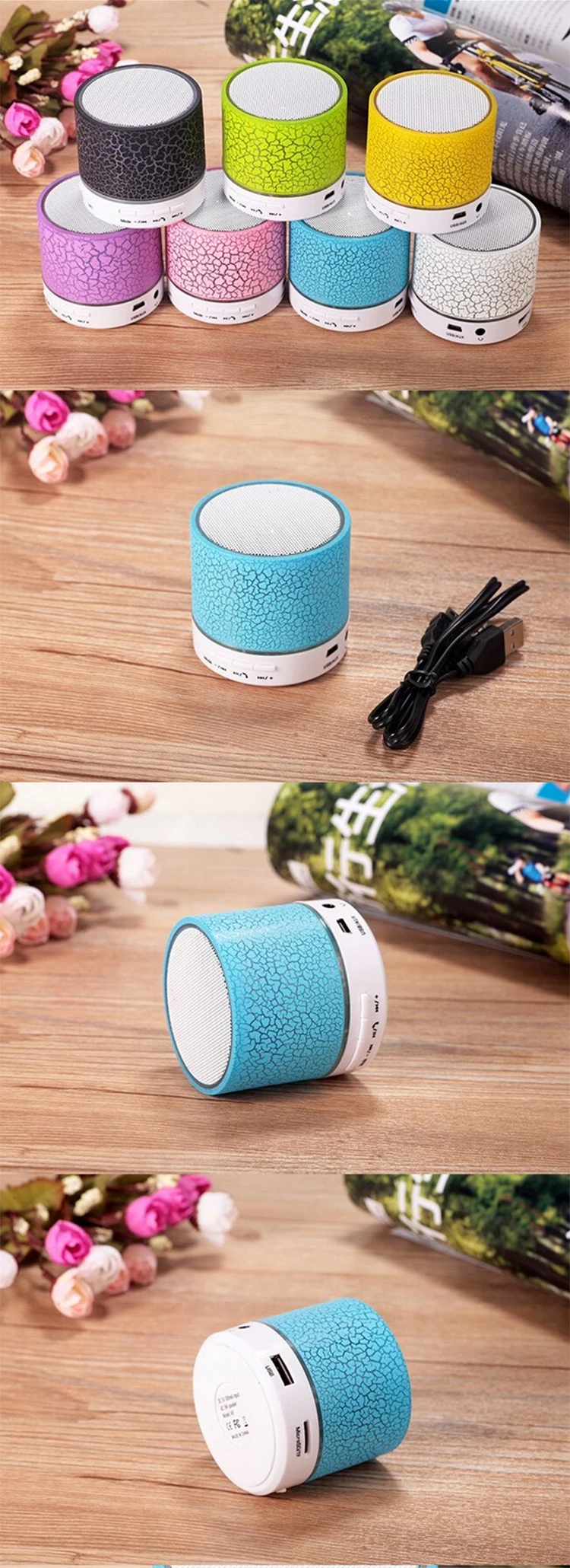 GuangDong subwoofer speakers with LED wholesale cheap wireless loudspeakers mini portable speaker - ANKUX.COM