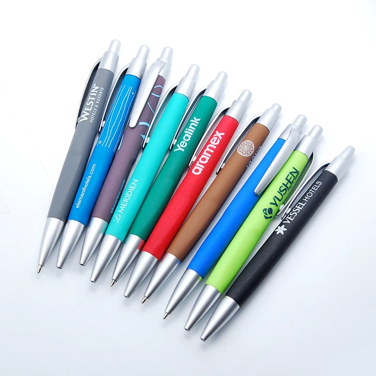 Made In China Plastic Writing Gift Ballpoint Click Pen Promotional ...