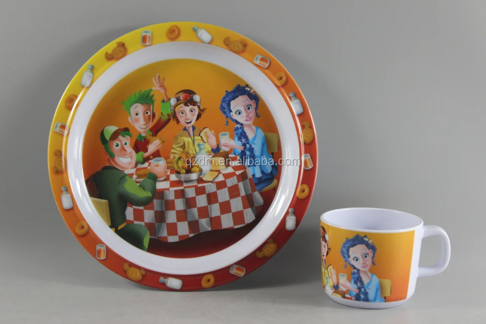 Brand Design Melamine Dinner Plates And Cups
