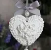Hanging Heart-Shape Rose Pattern Aroma Ceramic Stone Diffuser
