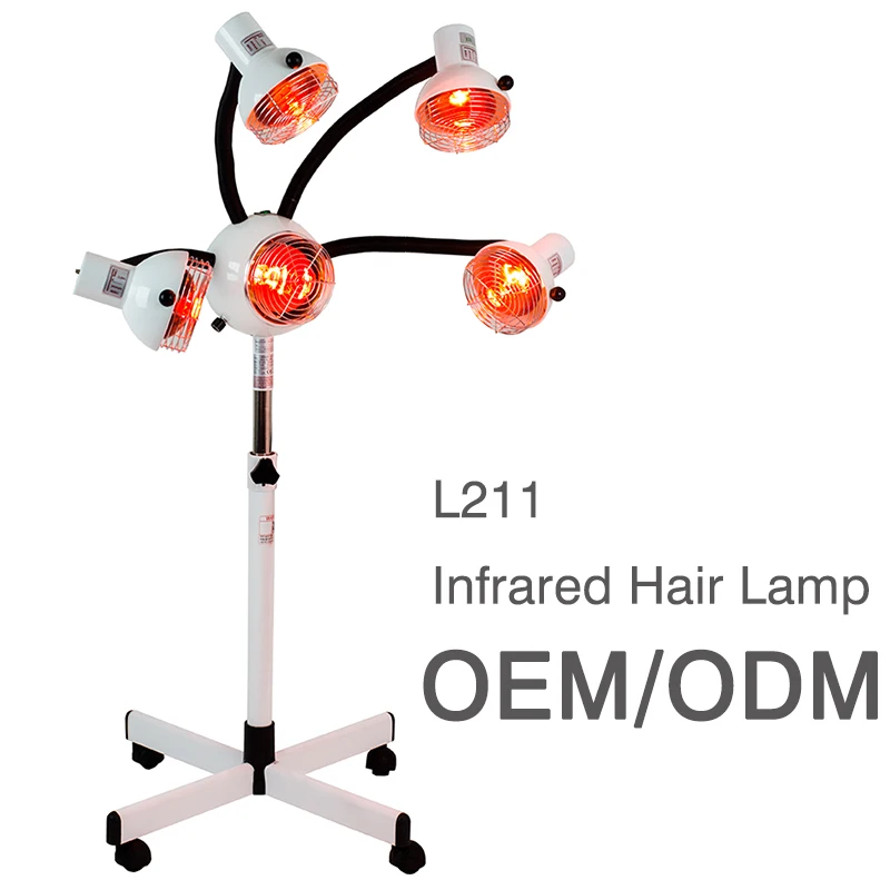 L211 Professional Infrared Therapy Heating Stand Lamp Physiotherapy Heating Massage With 5 Lamp