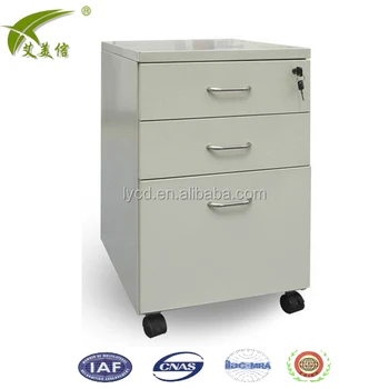 Morden Design With Hanger Steel Mobile Pedestal 2 3 4 Drawer Metal