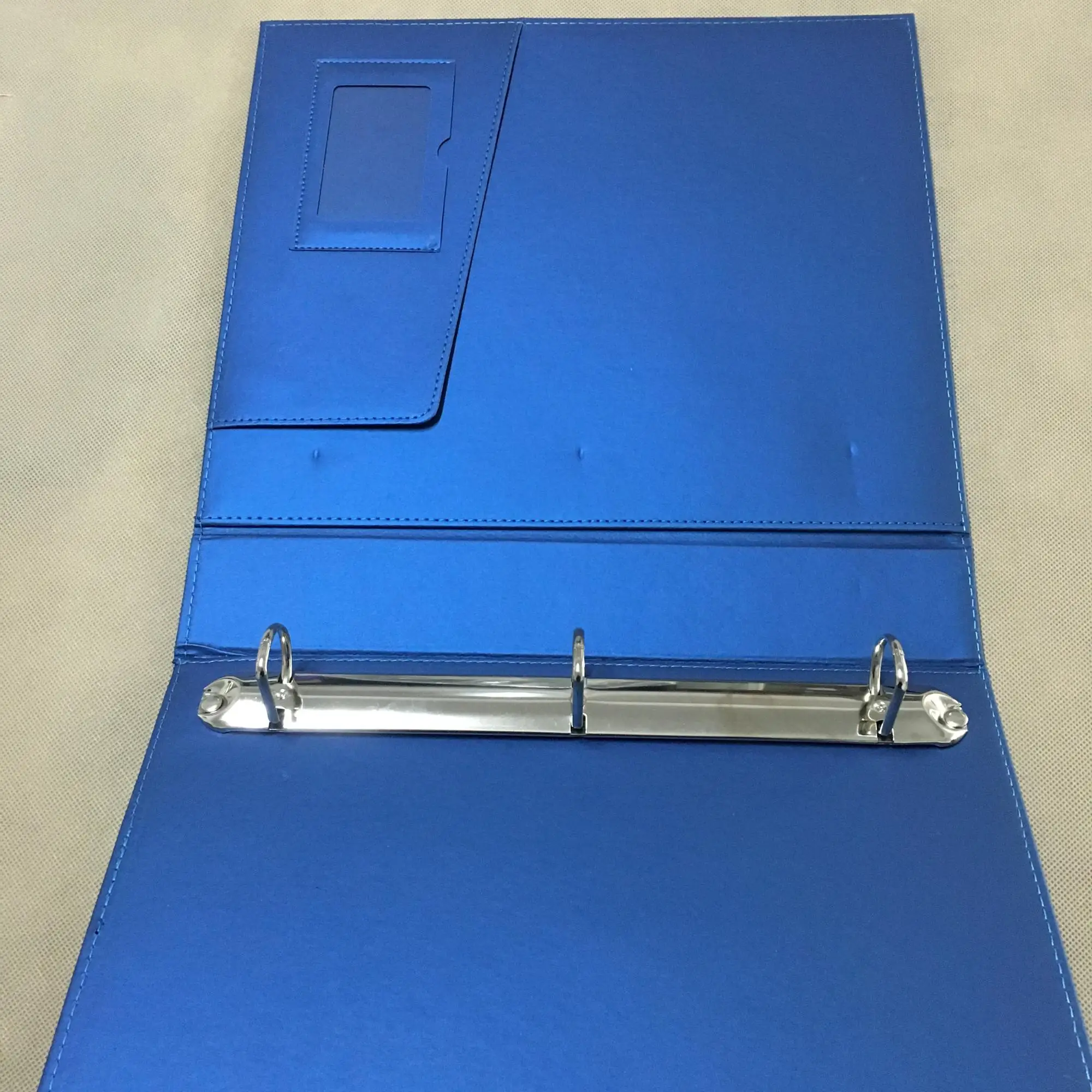 A4 Pu Leather 3d Ring Binder Folder Buy 2 Hole Ring Binder File