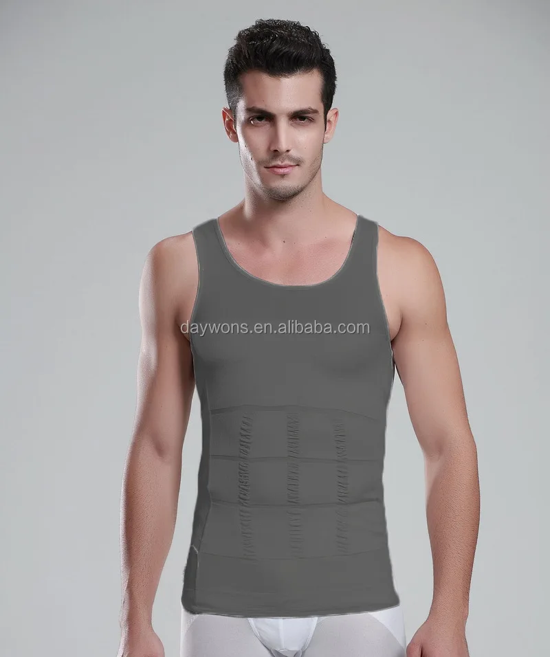 men's body shaping compression shirt