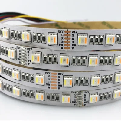 Factory direct cuttable flexible led strip 5050 rgb+cct 5 in 1 led strip light
