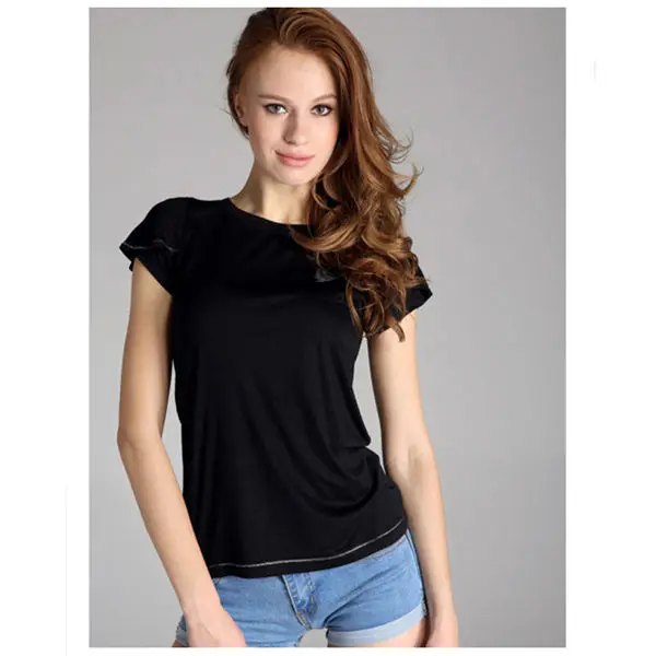 cheap black t shirts women's