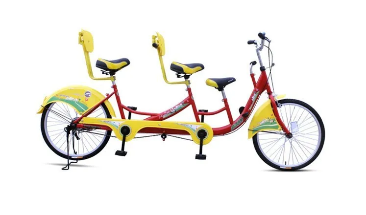 3 seat tandem bike