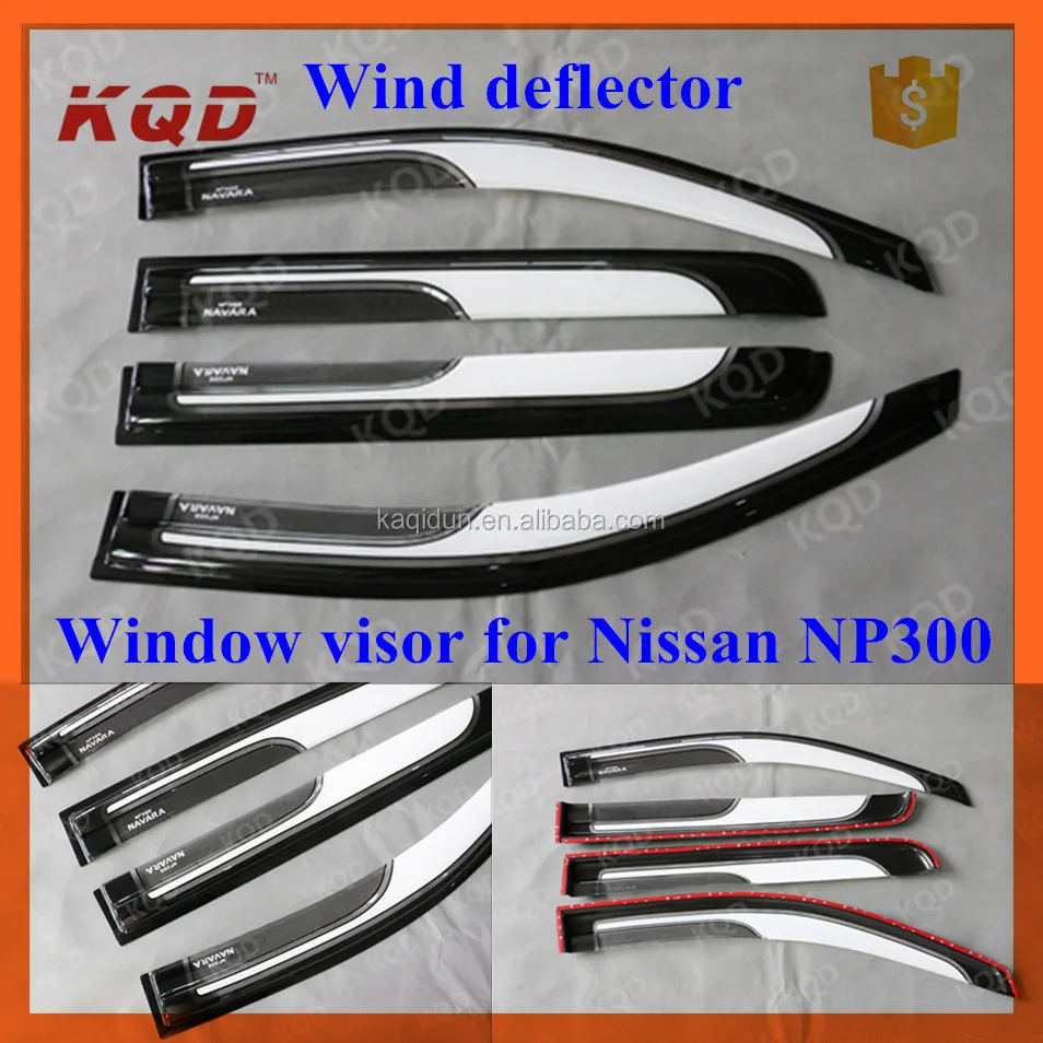 wansosuper Deflector de Viento de Lluvia para Amarok 2011-4 TLG Negro