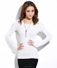 Latest design ladies o-neck long sleeve basic multicolor sweaters for women