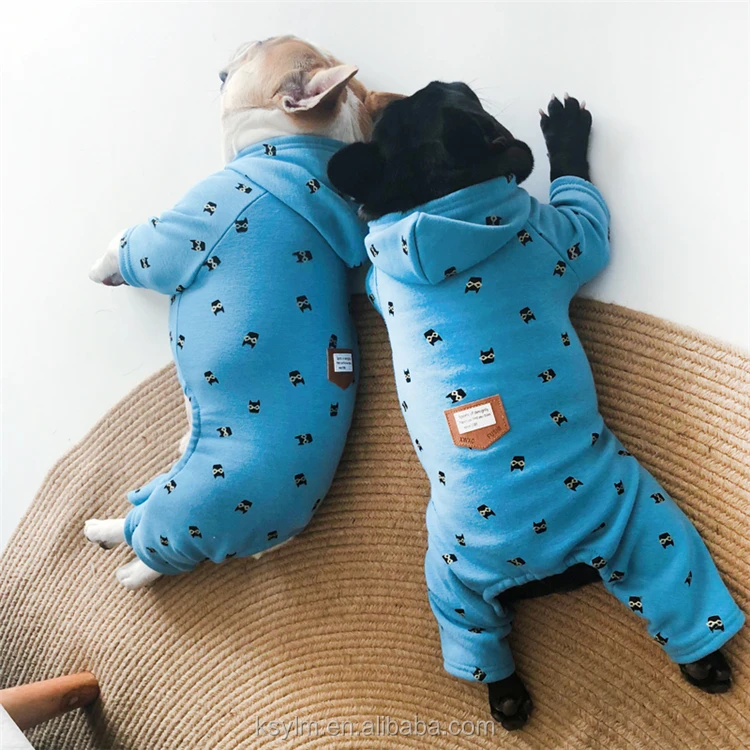 Ylm Novo Design De Algodao Azul Roupas Para Cachorros Filhotes Pijamas De Tecido Jacquard Buldogue Frances Buy Moletons Buldogue Frances Pijama De Malha Bulldog Roupas De Cachorro Product On Alibaba Com