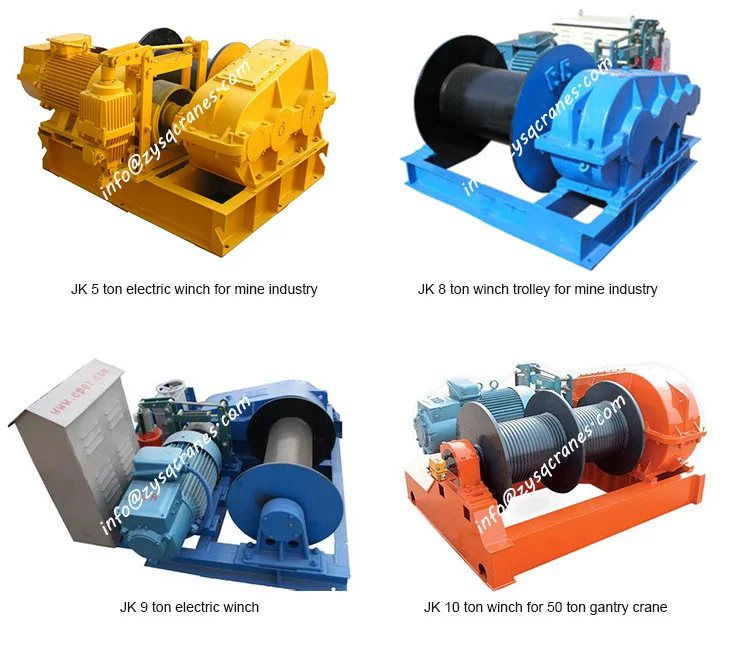 Long Steel Rope Free Operator Training Variable Speed Capstan Winch