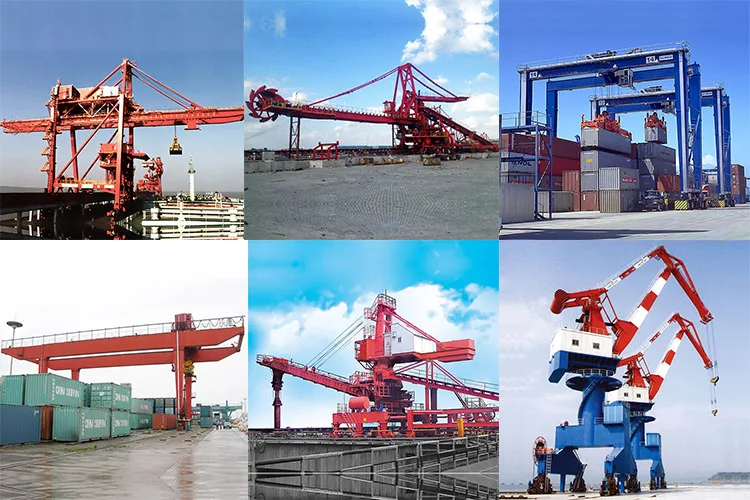 Rubber Tyre Gantry Container Crane 50 Ton With