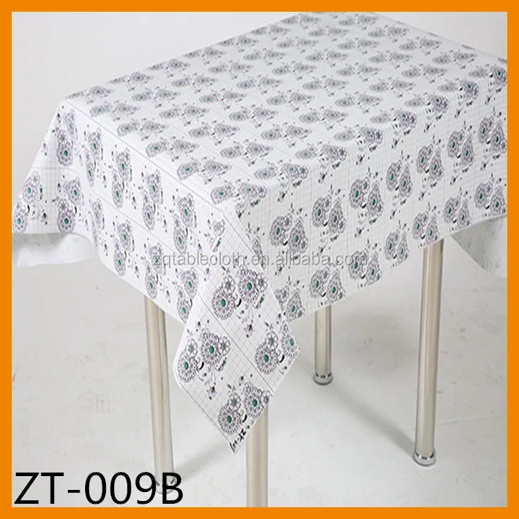 Square Pvc Tablecloth Pvc Printed Tablecloth In Roll Embossed Pvc