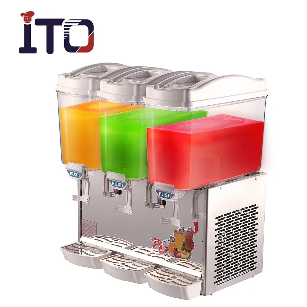 Caterwin Best Selling Commercial Beverage Buffet Juice Container 3 Tank  Juice Tea Beer Water Dispenser - China Juice Machine, Juice Maker