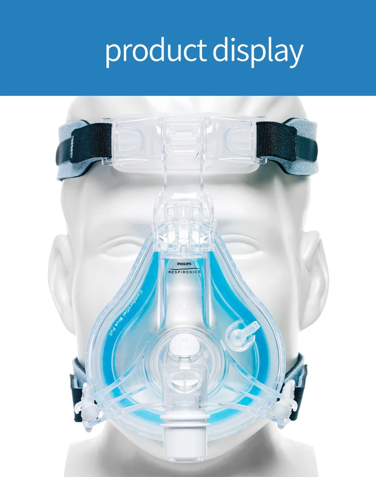 China Cpap Supplier Sleep Apnea Snoring Full Face Mask With Headgear