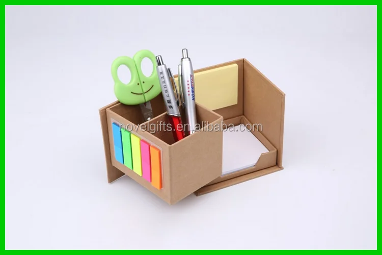 Custom Desk Sticky Memo Pad Note Pad Set with Pen Holder, View memo pad, OEM Product Details