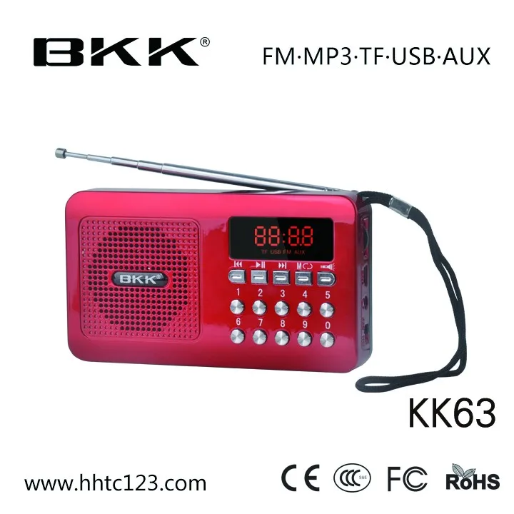 Made In China Fm Radio Usb Charging Radio Mini Speaker(kk63) - Buy Fm Radio  Mini Digital Speaker,Radio With Usb And Memory Cards,Usb Charging Radio  Product on Alibaba.com