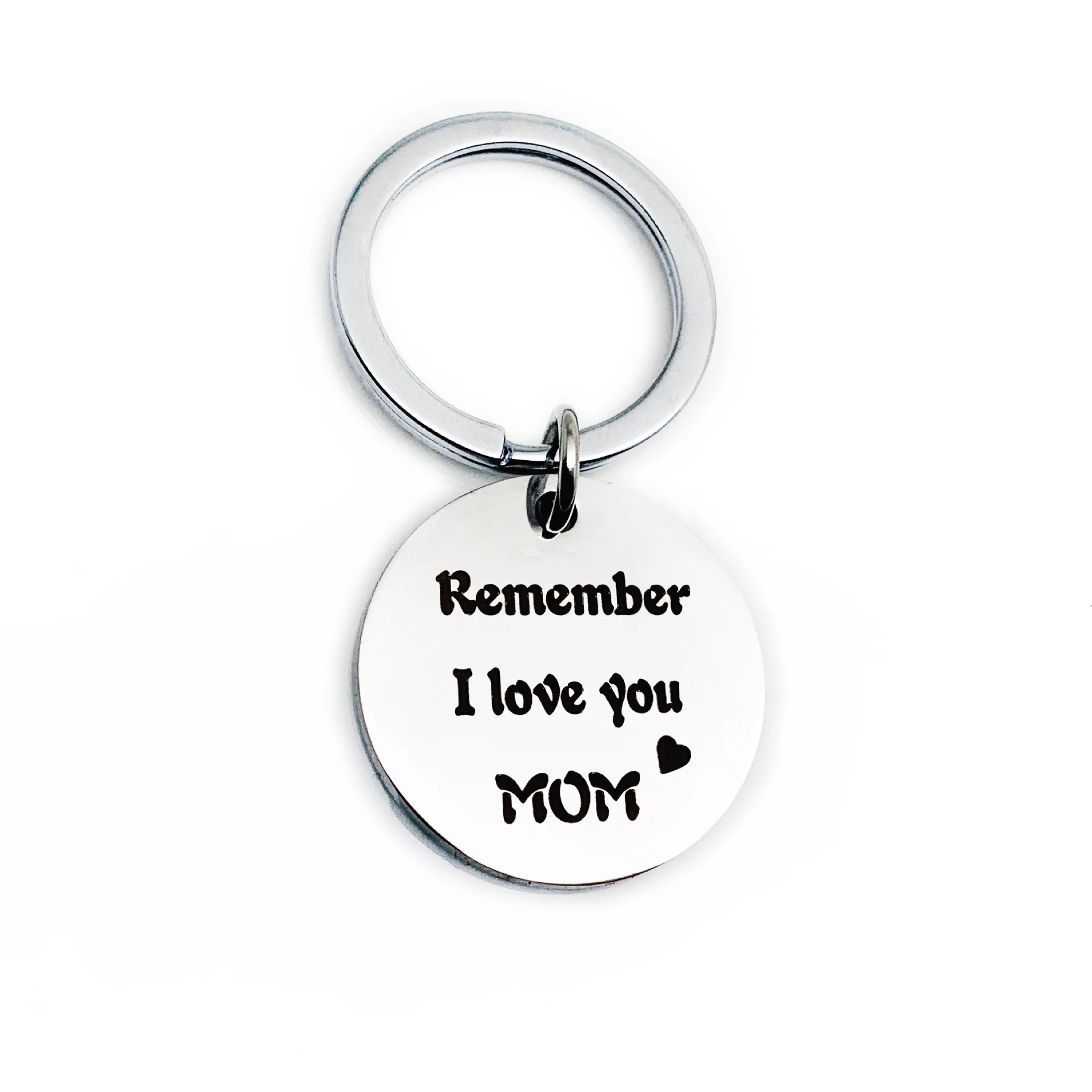 i love mom and dad keychain